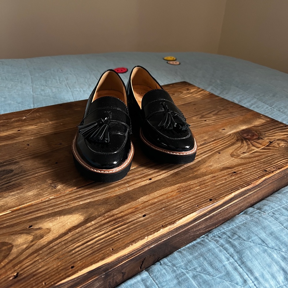 Classic Black Tassel Loafers